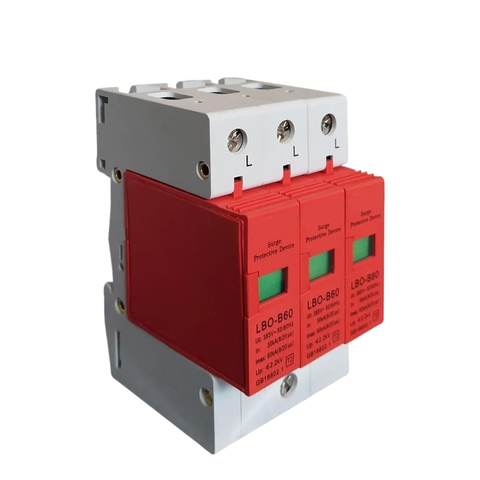 Dispositif SPD 3P 380VAC évitez les pannes d'appareils dues aux surtensions