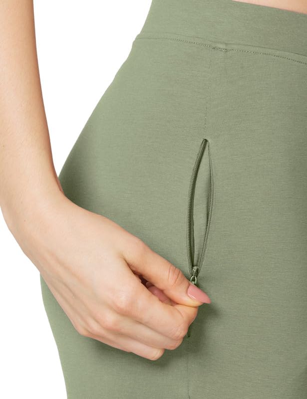 Image of VSTAR PL02 Women Ankle Length Stretchable Slim Fit Leggings with Secured Side Pocket | Moisture-Wicking | Soft Waistband & Cotton-Elastane Fabric