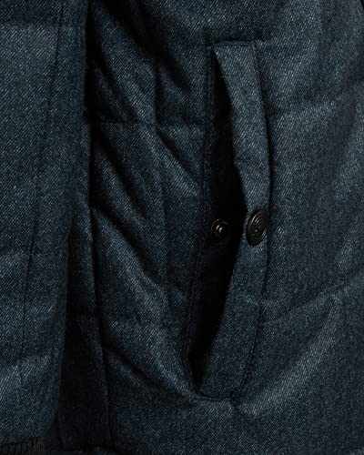 Image of URBAN REPUBLIC Boys' Winter Jacket - Insulated Quilted Wool Blend Puffer Pea Coat (4-20)
