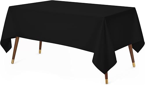 Utopia Kitchen - Juego de 1 mantel rectangular de poliéster, de 60 x 84 pulgadas, lavable a máquina, mantel para mesa de comedor, fiestas de bufé,