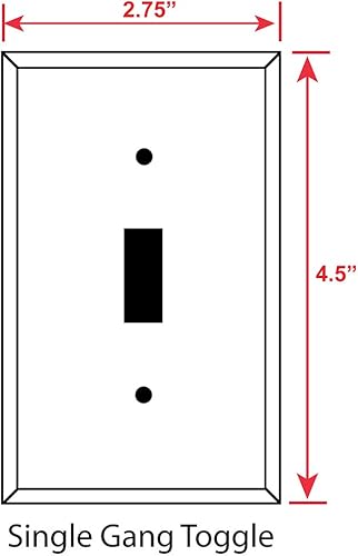 Miniatura 2 de Placa de interruptor impresa - Vinos tintos - Placa de pared de metal de palanca de una sola banda
