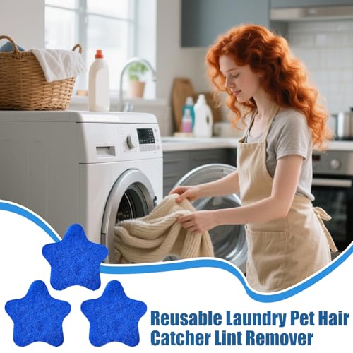 Dog Hair Catcher For Laundry - 3 Pieces Lint Catcher,Lint Cleaner Tool | Steamers & Accessories For Washing Machines Dryers Clothes Bed Sheets Bedding Laundry - imagen 3