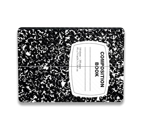 Image of MightySkins Carbon Fiber Skin Compatible with Microsoft Surface Laptop Studio 2 (2023) Full Wrap Kit - Composition Book | Protective, Durable Textured Carbon Fiber Finish | Made in The USA