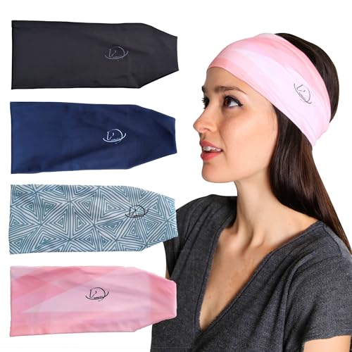 myMareCo Equestrian Headbands for Women Under Riding Helmet Bands Sportswear Wide Hair Wrap Suitable for Use with Bike Helmets Yoga & Hiking