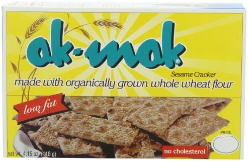 Ak-Mak Sesame Crackers, 4.15 Ounce (Pack of 12)