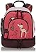 LÄSSIG Little Tree Zaino per bambini con cinghia pettorale, 27 cm, 4,5 L, Fawn, Rosa