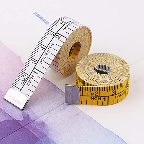 Cinta métrica flexible 150 cm con caja PU y botón de bloqueo miniatura 4