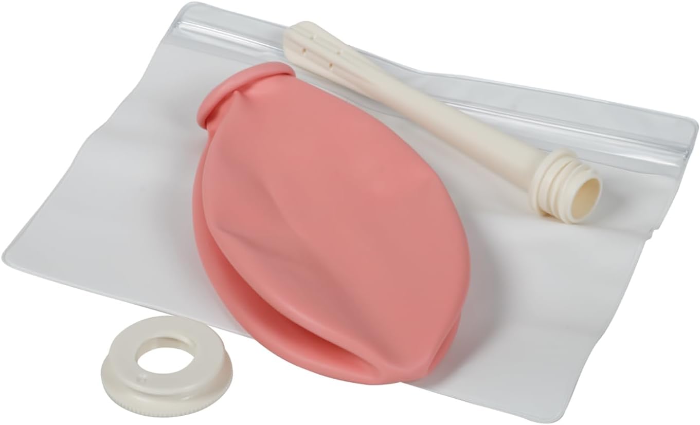 Flents Reusable Douche Kit, Compact & Portable Feminine Hygiene System, 16 fl oz Cleansing Bottle, BPA-Free, Rubber, Easy-to-Use, Travel-Friendly, Personal Care and Wellness Solution for Women