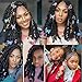 Creamily 8 Piece 8M Hair String for Box Braids Dreadlocks DIY Braided Hair Wrap Colorful Styling Hair Braiding Yarn Hair Strings for Hip-hop Hair Styling Accessories