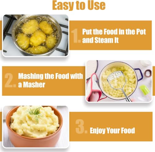 VOOVAO 2 Pcs Potato Smasher