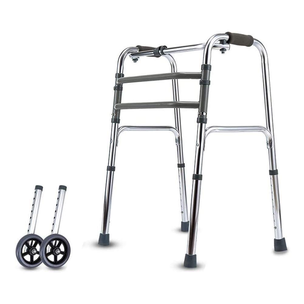 Walker For Seniors Rollator Składana rama do chodzenia z kółkami Lekka regulacja wysokości Walker Aluminiowy Rollator z interaktywnym trybem stałym little surprise