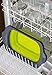 XL Large Kitchen Strainer by Comfify - Collapsible Silicone Over-The-Sink Colander with Extendable Handles - Use with Pasta, Fruit, Berries & Veggie - 6 Quart - Green