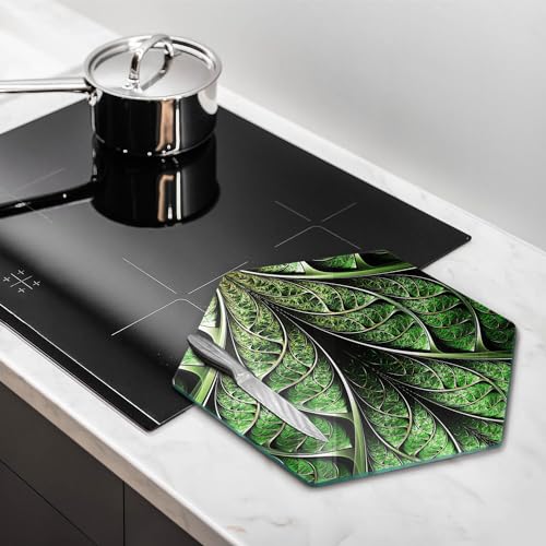 Planche à découper Wallfluent hectagonale 40cm résistante pour cuisson