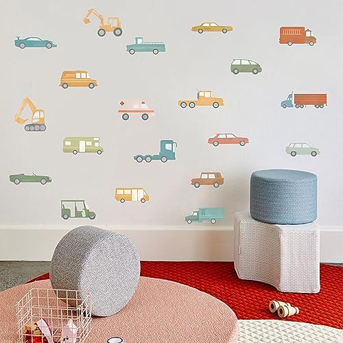 Vinilos decorativos para pared de autos y camiones miniatura 5