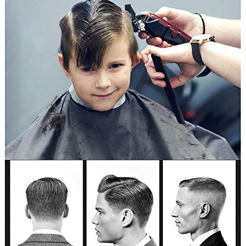 8 Pcs Professional Hair Clipper Combs Guides, Wahl Replacement Guards Set #3171-400 – 1/8” To 1” Fits Most Size Wahl Clippers/Trimmers, Black #TOP4