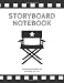 Storyboard Notebook: Storyboard Paper 16:9,120 pages 8.5x11, storyboard sketchbook Template Panel Pages for Movie Direction and Production, ... (Professional Blank Storyboard Notebook)