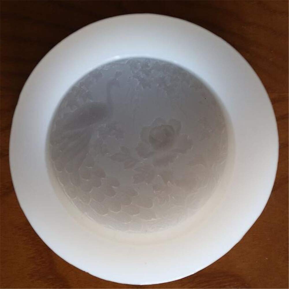 Stampo In Silicone Rotondo Per Torta/Sapone/Candela - Design Fenice/Pavone/Cervo | Stampi Per Cioccolato, Resina, Gesso Fai Da Te - FDA Silicone Alimentare
