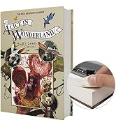 Real Paper Transfer Book Safe, Hollow with Secret Hidden Compartment, Combination Lock, 8.7"×6"×2...