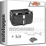 KVE58B + K2970 + K553N KAPPA KOFFER KVE58B K-VENTURE BLACK LINE 58 LT + TRAGER MONOKEY KOMPATIBEL MIT YAMAHA FJ 1200 1999 99