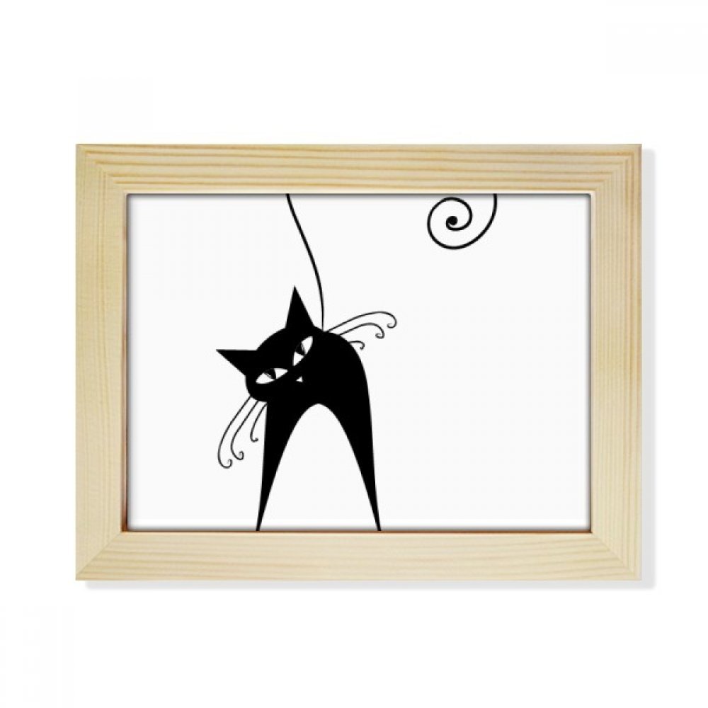 Evita espacios vacíos con el marco de la foto del arte de gato de halloween