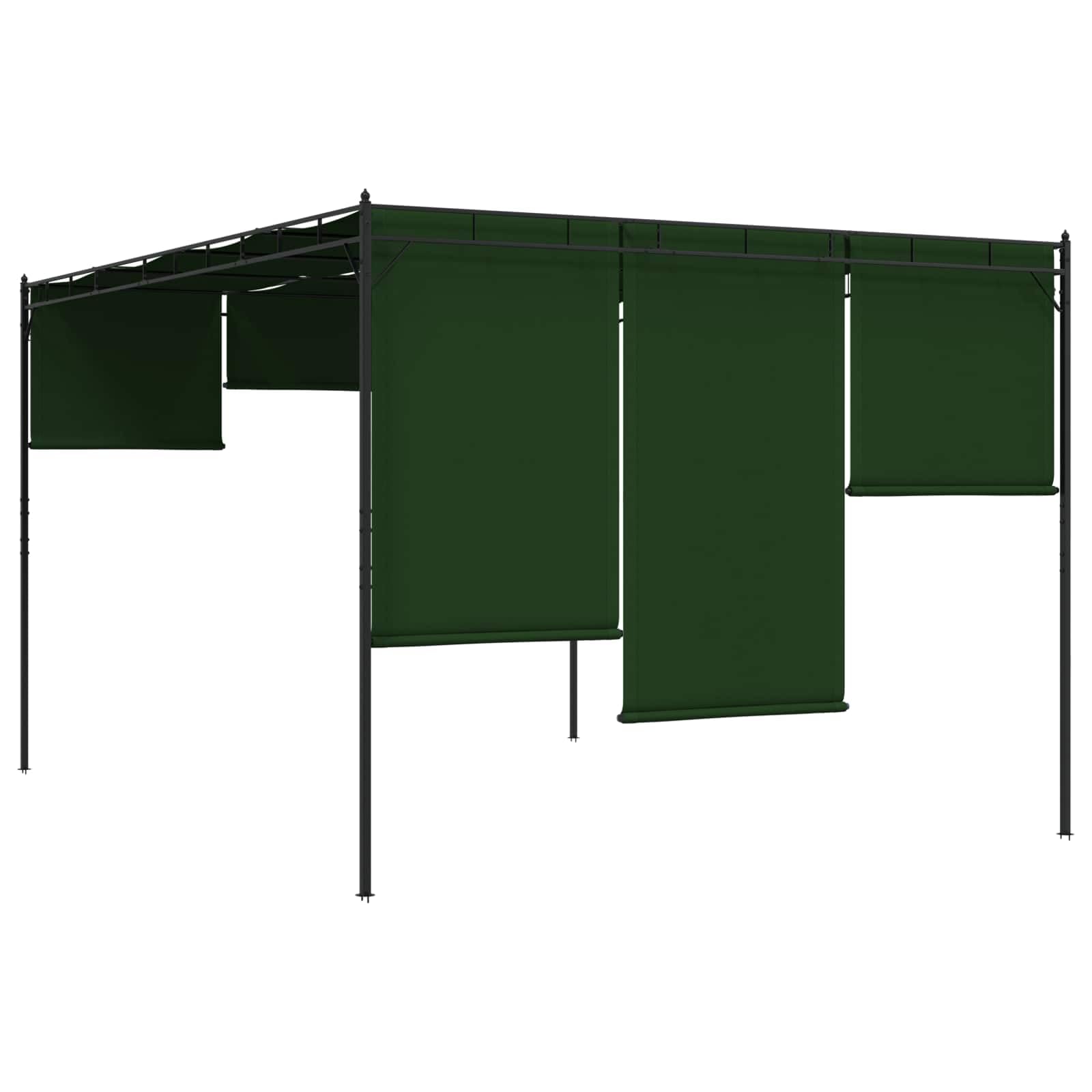 Pawilon 4 x 3 x 2,3 m, zielony, poliester, stal