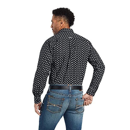 Ariat Male Washington Fitted Shirt Black Small2