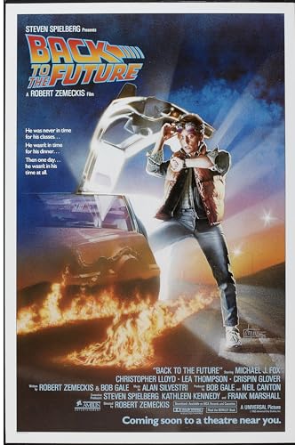 SUCCESS STORY Poster BACK TO THE FUTURE (RETOUR VERS LE FUTURE) Affiche film, Vintage, Déco murale (40X60) HQ (sans cadre)