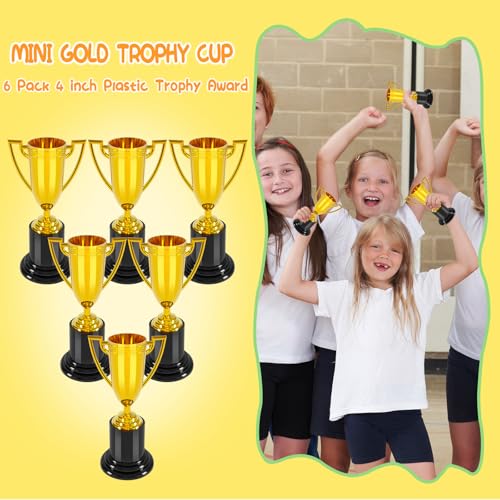 4 inch mini trophies trophies for kindergarten graduation bowling tournaments basketball games kids soccer awards must have football party favors plastic trophy