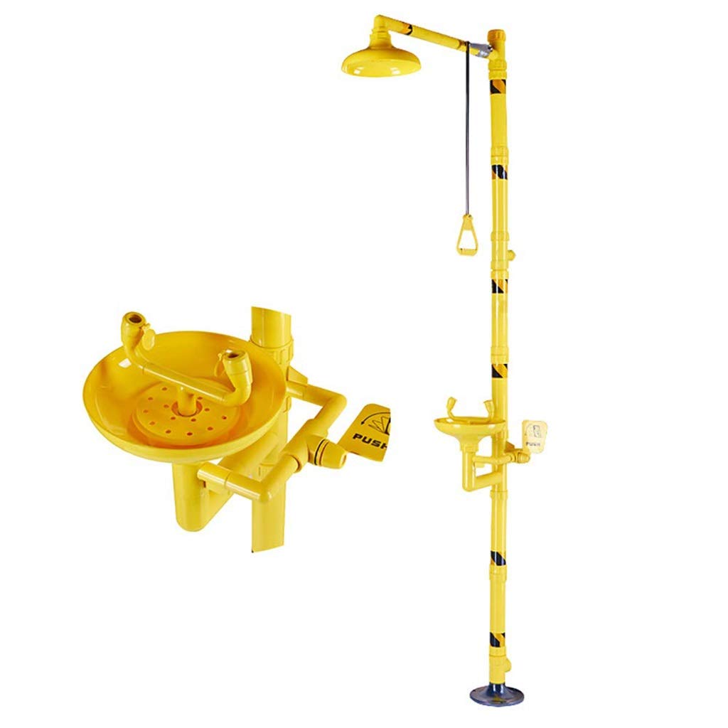 Station de Lavage oculaire d'urgence Verticale, Lave-Yeux combiné, Station de Lavage oculaire en ABS, pour Sites industriels et laboratoires.,
