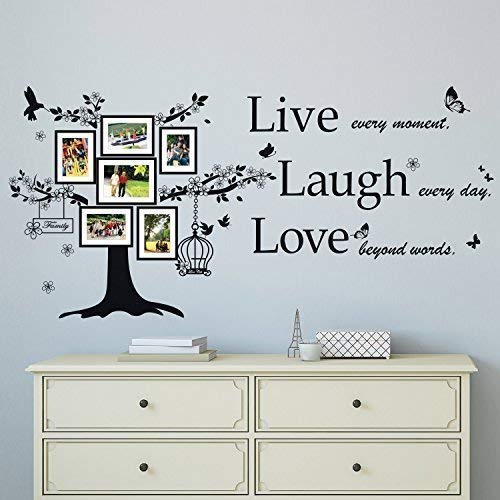 WALPLUS Wallflexi Wall Stickers Spring Love Murals Decals Art Living Room Nursery School Restaurant Hotel Cafe Office Décor Home Decoration, PVC Multicolour, 90 x 30 x 0.03 cm