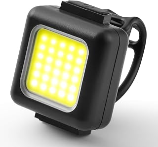 Bike Lights Front and Back for Canyon Strive (2013-2025), Rechargeable Cycling Safety Lights for Night Riding Quick Install Rubber Strap,White Headlight