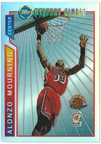 1996-97 Mystery Finest Super Team Champions Refractor Alonzo Mourning #M22