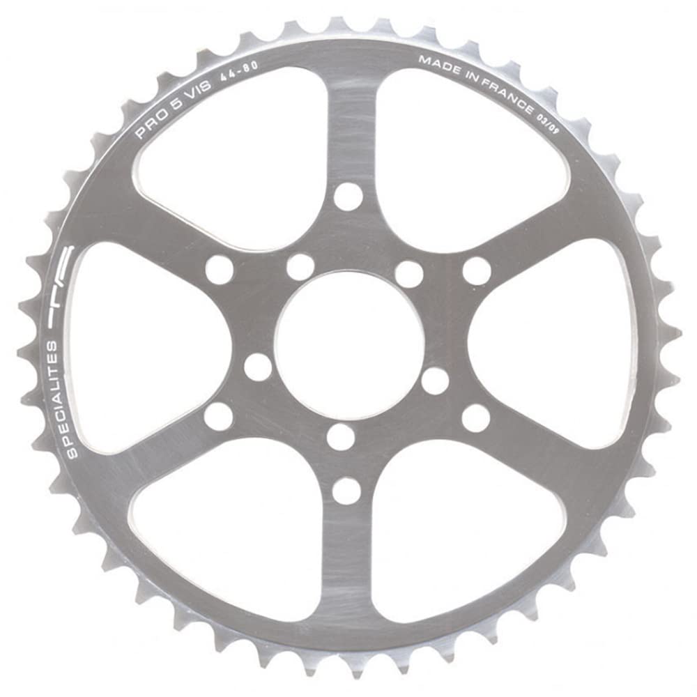 Spécialités TA Cyclotourist Pro 5 Vis Chainring, Silver, Outer 44t