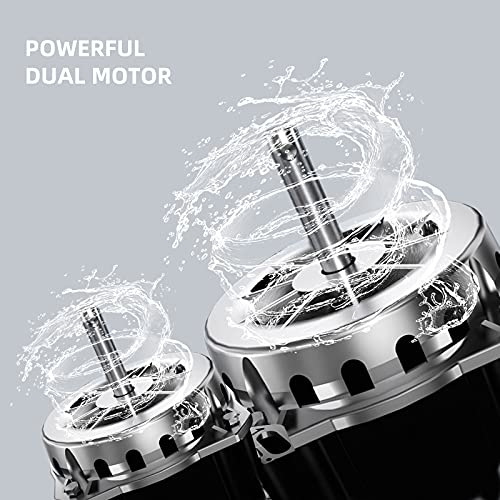 Bangson Portable Washing Machine, 17.6 Lbs Washer(11Lbs) And Spinner(6.6Lbs), Mini Compact Twin Tub Washing Machine, Washer And Dryer Combo, Timer Control With Soaking Function(20Mins), For Dorms, Apartments, Rvs, (Black&White) #TOP4