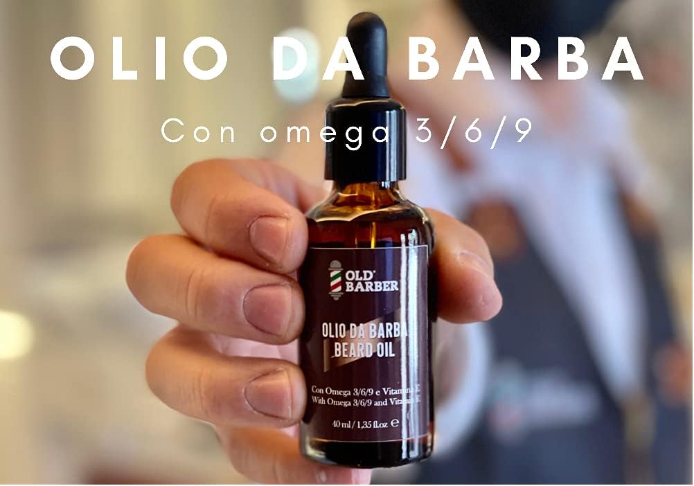 Old Barber Olio da Barba con Omega 3/6/9 Ristruttura Ammorbidisce 50ml :  Amazon.it: Bellezza