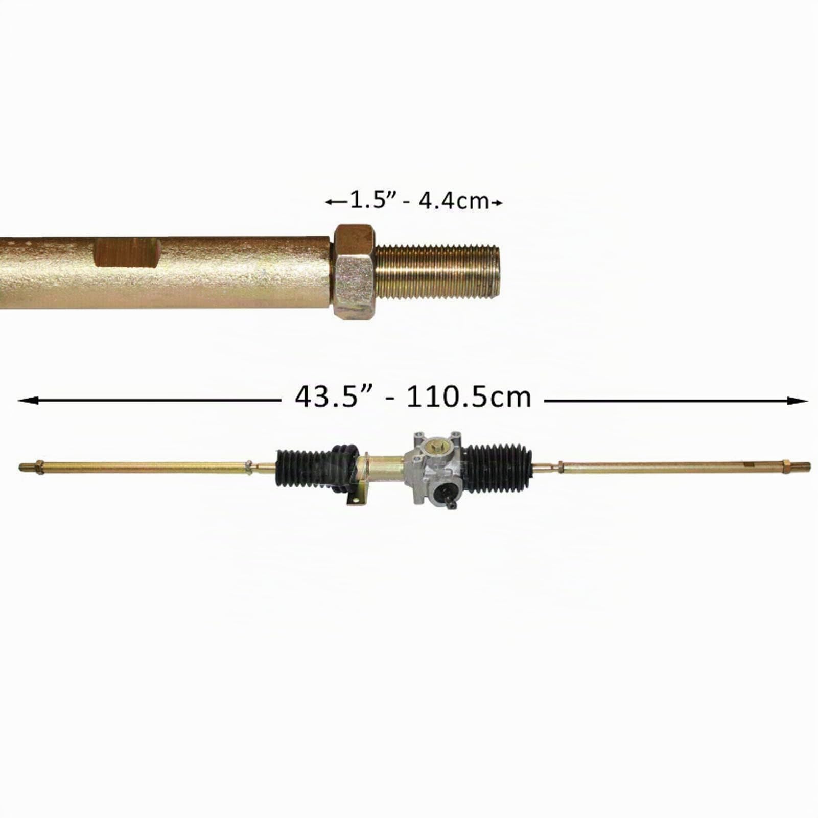 Keenso Kit de Pignon de Crémaillère de Direction, Assemblage de Pignon de Crémaillère de Direction Assistée Kit de Crémaillère de Biellettes de Boîte de Vitesses en Métal de Remplacement