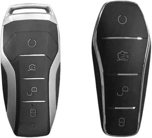 Miniatura 6 de Compatible con BYD SongPlus DOLPHIN Tang Dmi Han EV Qin Yuan Pro E9 Funda protectora de alta calidad para llave de coche Alcantara (color  B2)