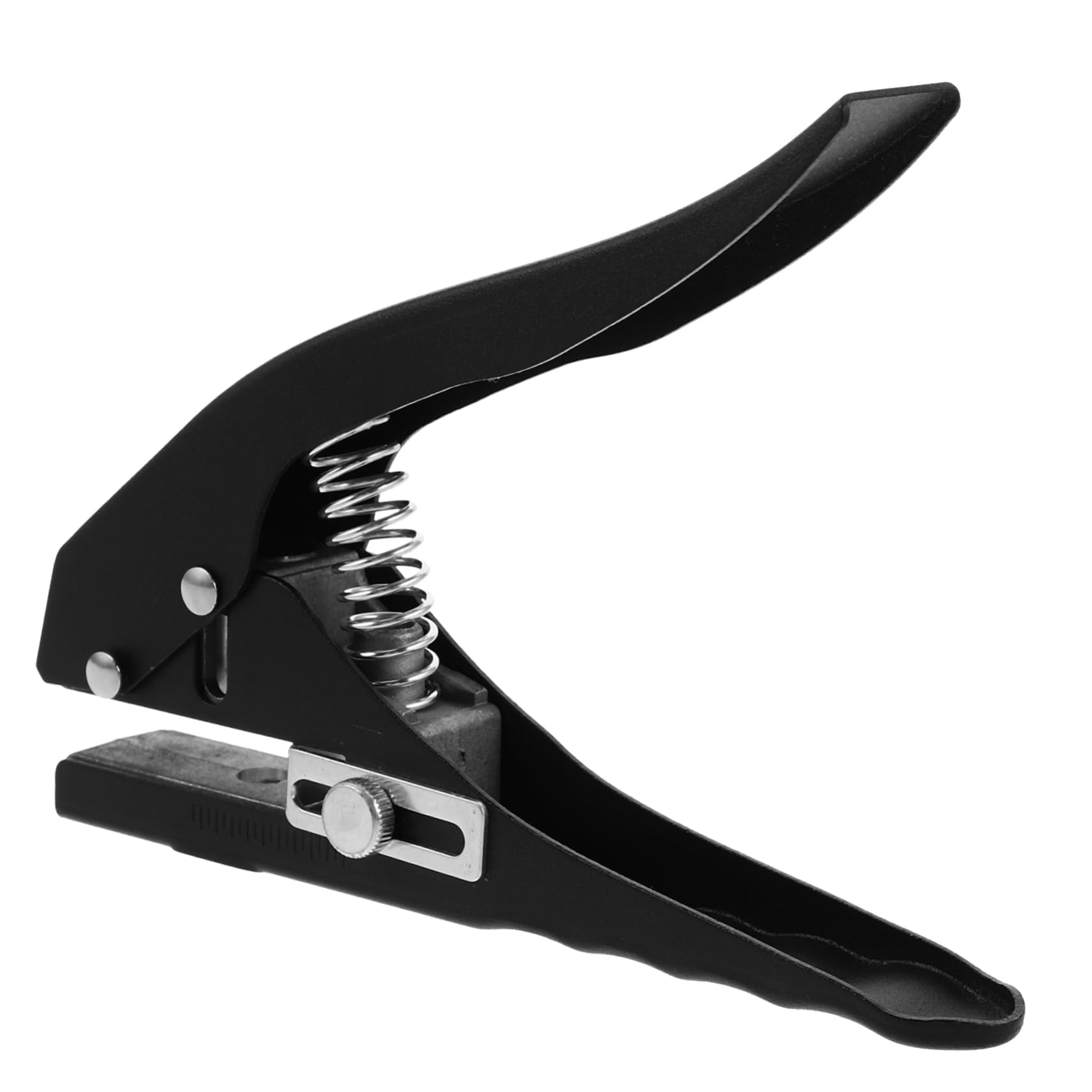 CIYODO Effortless Straw Puncher for Lemonade Cup Lids Black Pvc Cup Lid Hole Puncher One Hole Paper Punch Office Supplies Punch Rounder