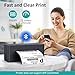 Shipping Label Printer, 4x6 Bluetooth Thermal Label Printer for Shipping Packages Small Business Mailing, Support iOS, Android, Mac, Windows, Chrome, Used for UPS, USPS, Ebay, Etsy, Amazon, Navy Blue
