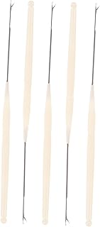 GLSTOY ビーズ針 細身長型ビーズ通しツール 創造的形状設計 プラスチック材質 耐久仕様 手芸 クラフト用 5個セット