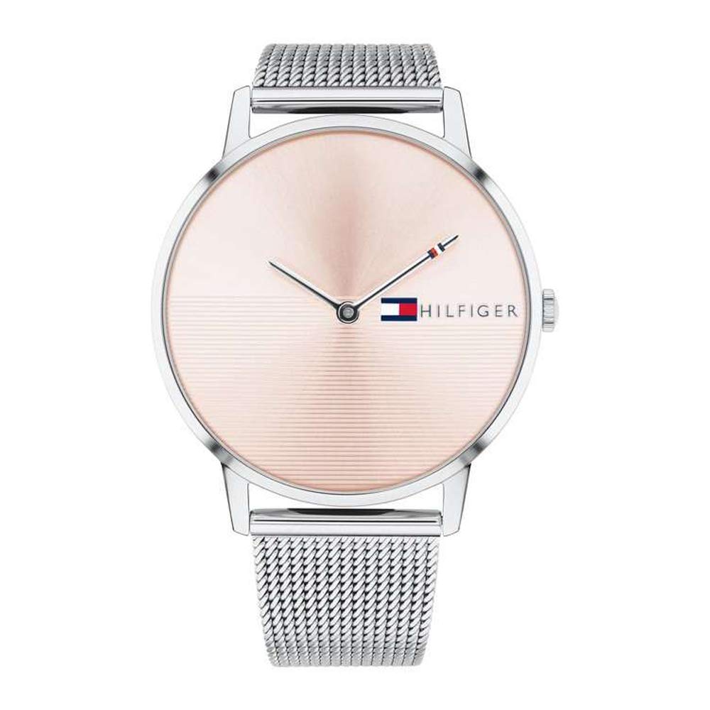 Tommy Hilfiger Stainless Steel Analog Pink Dial Womens Watch-Th1781970, Band Color:Silver (B07MQF3RMJ) Amazon Price History, Amazon Price Tracker