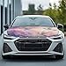 Whosucclay Hummingbird Car Hood Cover Stretch Polyester Cover for Car Hood Removable Automotive Accessories Easy Installation for Car Hood Decoration and Protection