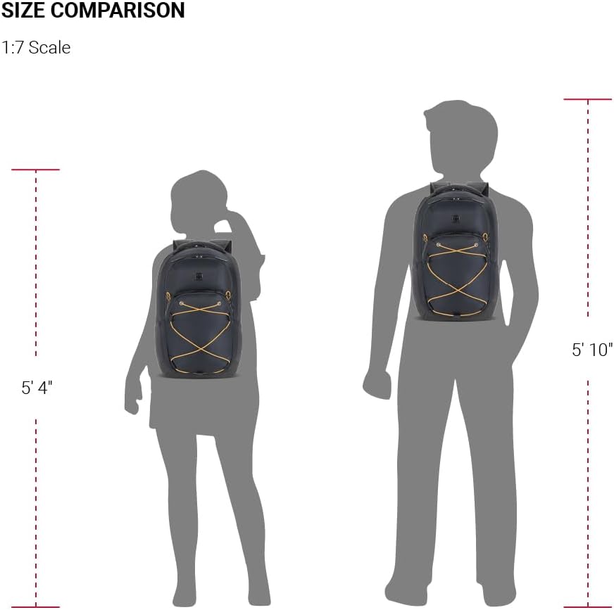 SwissGear 8175 Laptop Backpack, Charcoal Heather, 18 Inches - Image 6