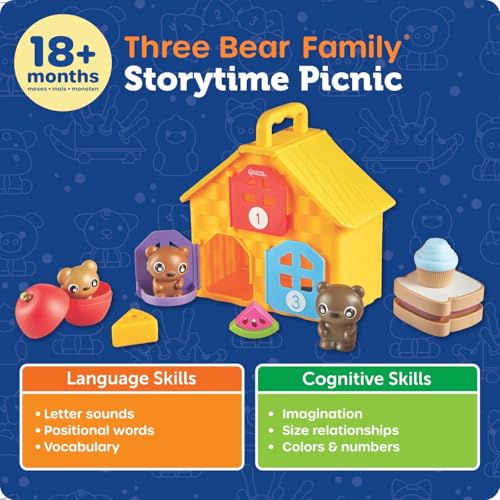 Image of Learning Resources Three Bear Family Storytime Picnic