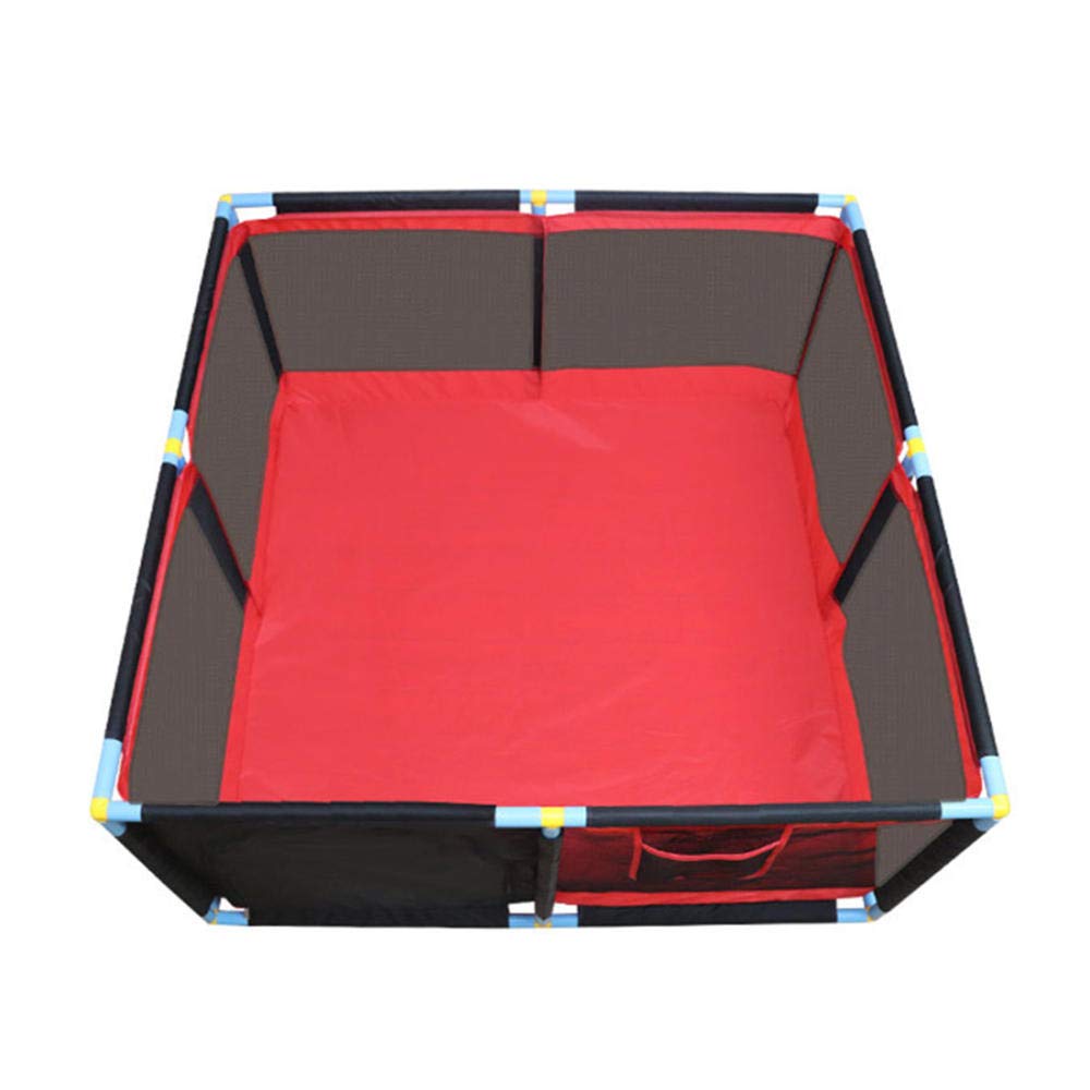 Children playpen, Baby Safety Toddler Crawl Fence, Baby Home Paradise Toy Toddler Fence, Children's Safe Play Area Fence, Indoor and Outdoor Play Fence-1.28 * 1.28M