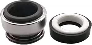 Othmro Lot De 2 Joints D'arbre Mécaniques De Rechange En Alliage Plastique Pour Pompe à Eau, Piscine, Spa 104-18 De Diamètre Intérieur 18 Mm