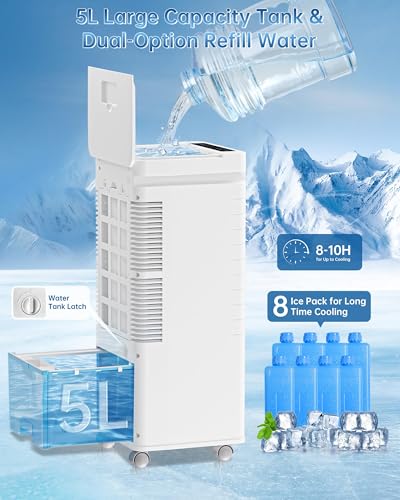 image for Fluencara Portable Air Conditioners, Swamp Cooler Portable AC Unit for