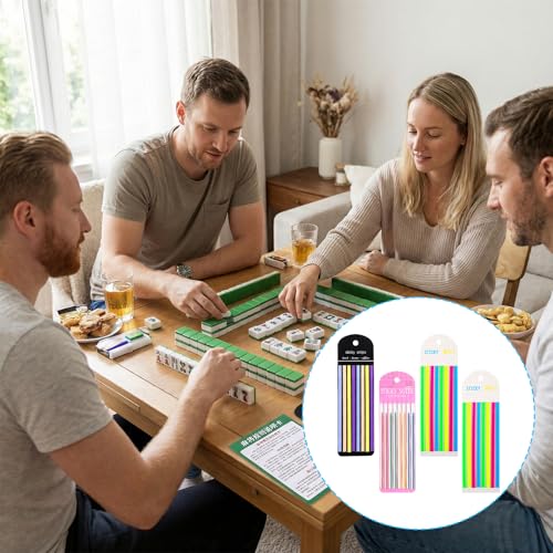 Bremorou 4Pcs Mahjong Line Highlighter Stickers miniatura 7