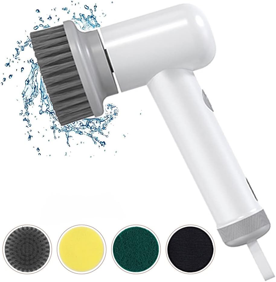 Electric Spin Scrubber, Handheld Cleaning Brush, Cordless Power