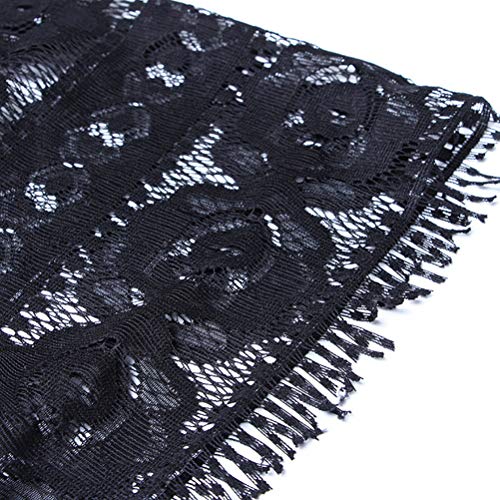 KESYOO Vestido de praia sexy de renda para praia, praia, praia, verão, praia, saia para mulheres, Pr